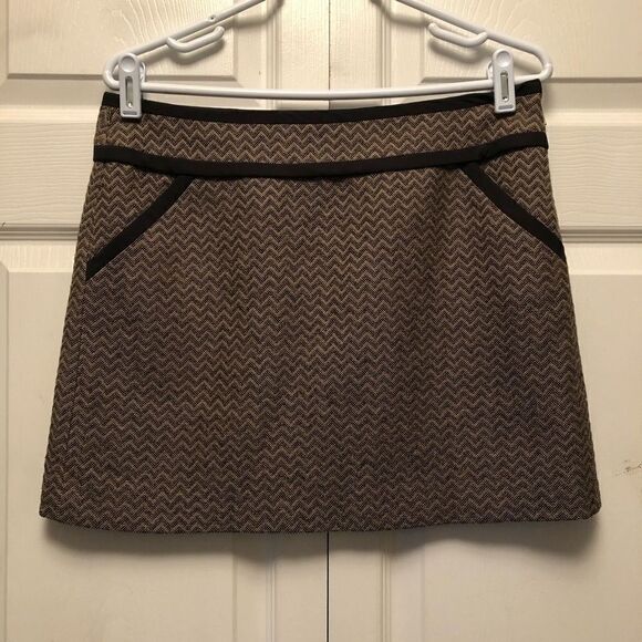 Preppy Vintage J. Crew Wool Mini Skirt - Picture 1 of 6